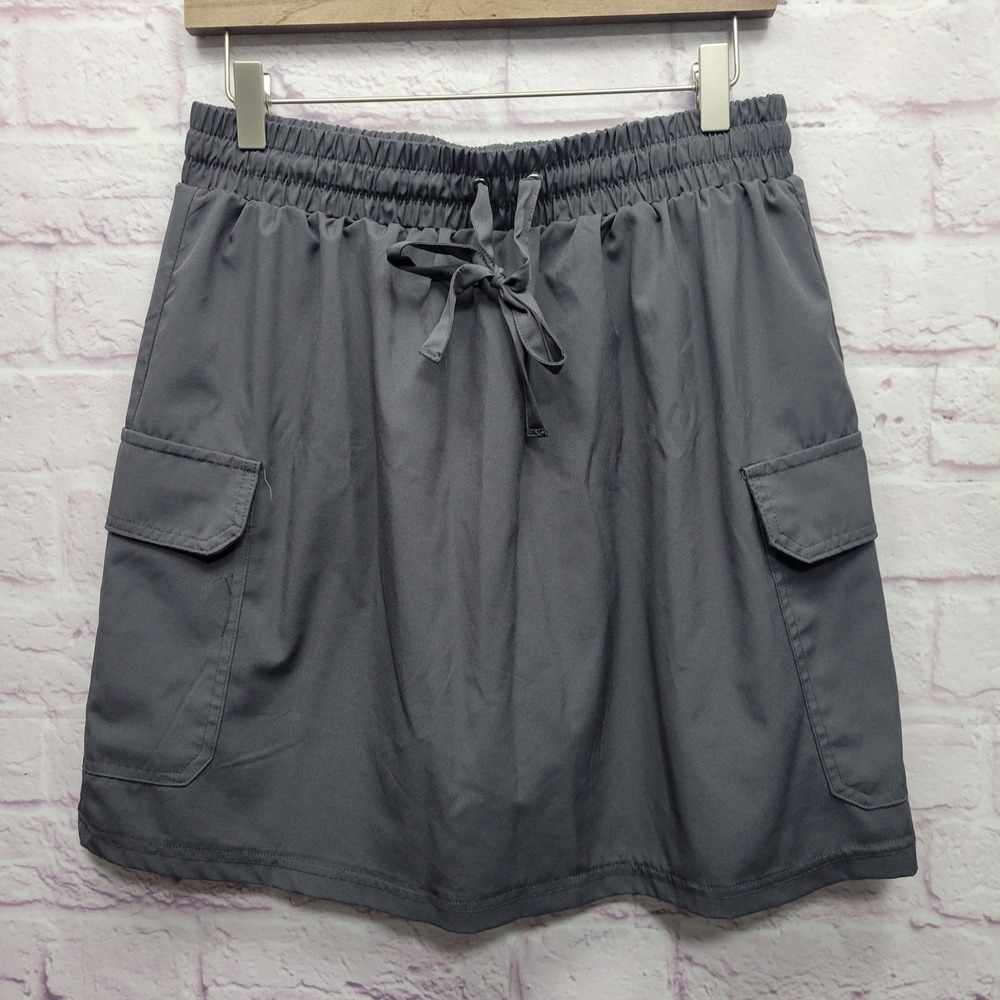 Sabrina Lauren Performance Cargo Skort‎ Womens L Athletic Cleangirl Activewear